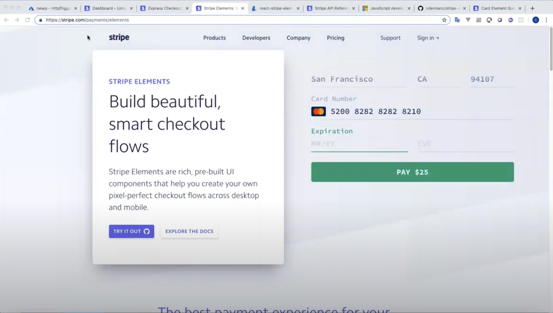 Creating ReactJS serverless checkout form